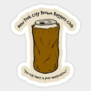 NYC Brown Baggers Club (2020) Sticker